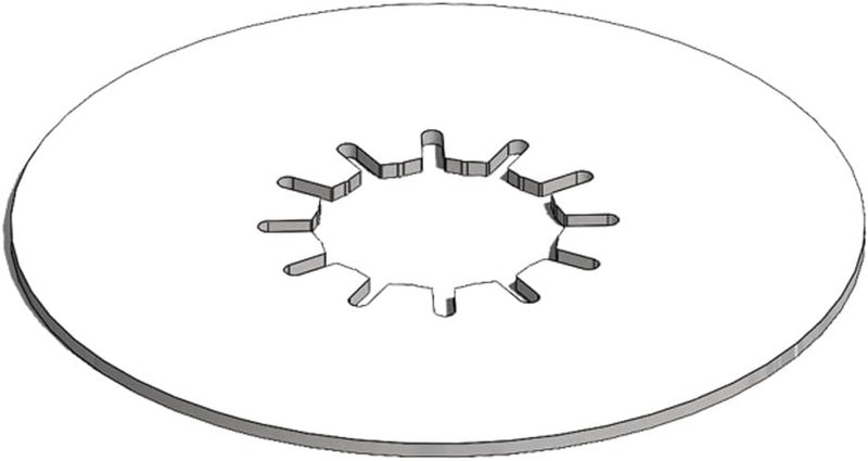 Blue Ox BXR9004 5th Wheel Lube Plate - 10" - Image 1
